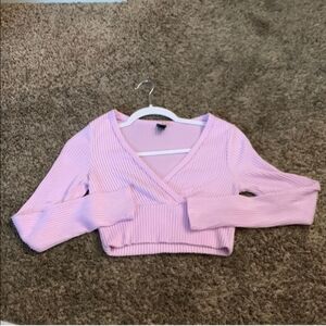 Wild Fable!! Pink Ribbed Knit Crop Top. Sz Small! Nwots